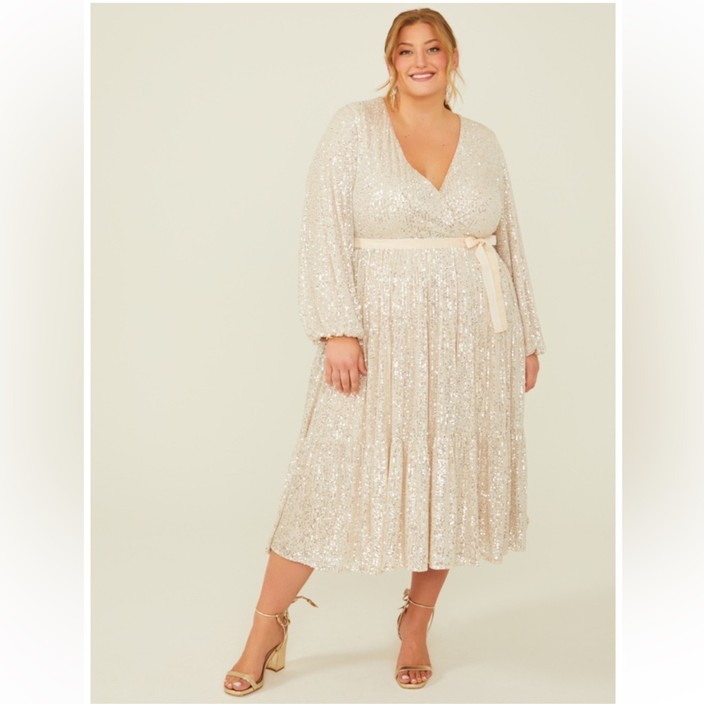 Reign Sequin Midi Dress